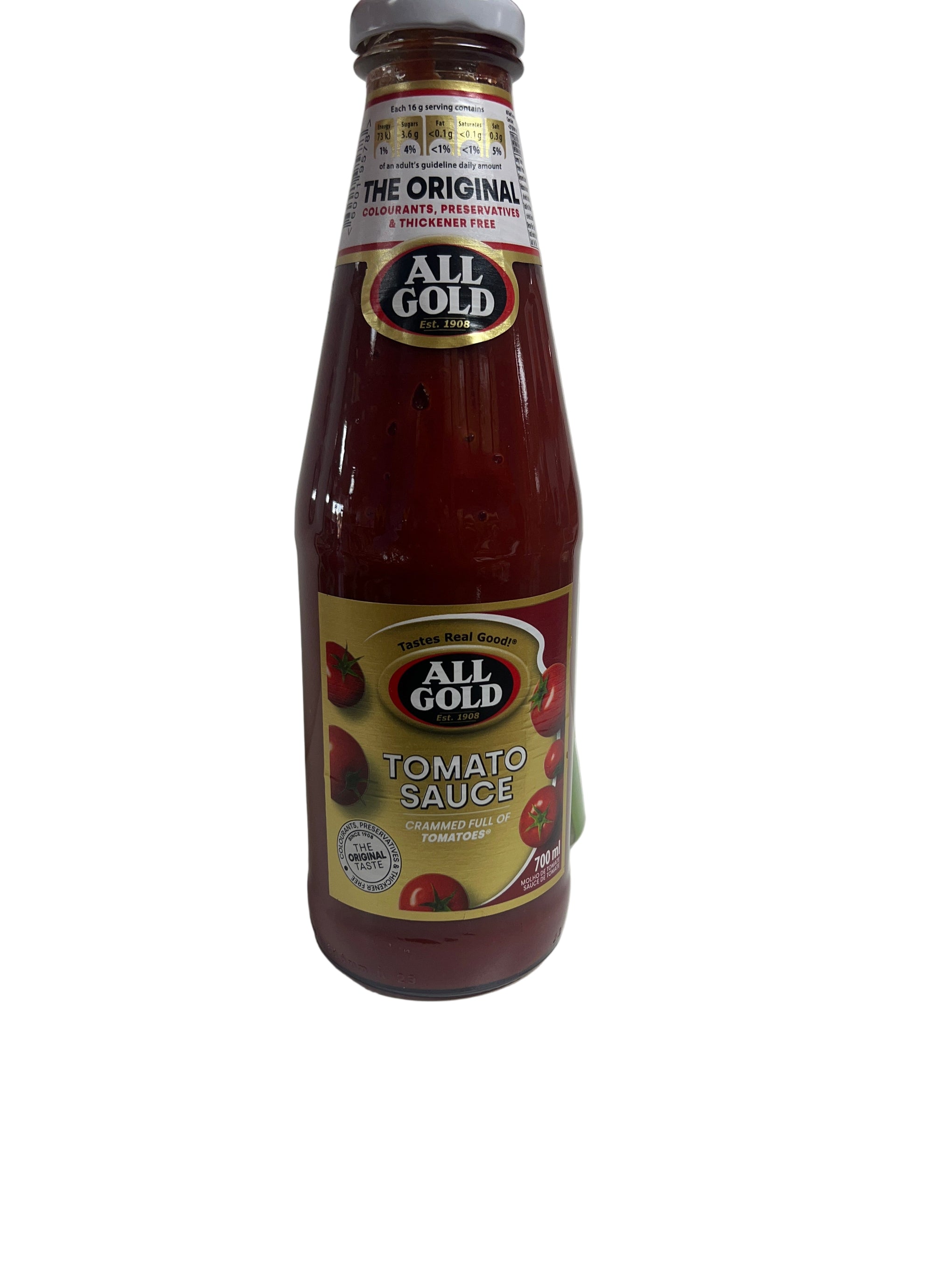 All Gold Tomato Sauce – Pack of 4 x 700ml (South African Classic)