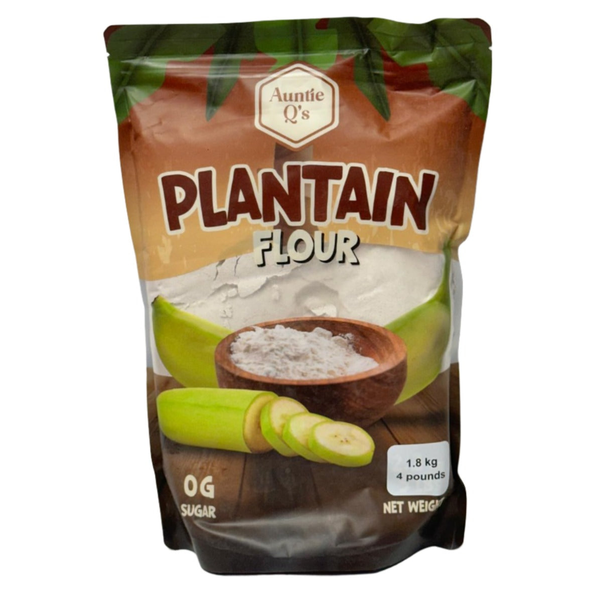 Auntie Q's Plantain Flour - 4lbs