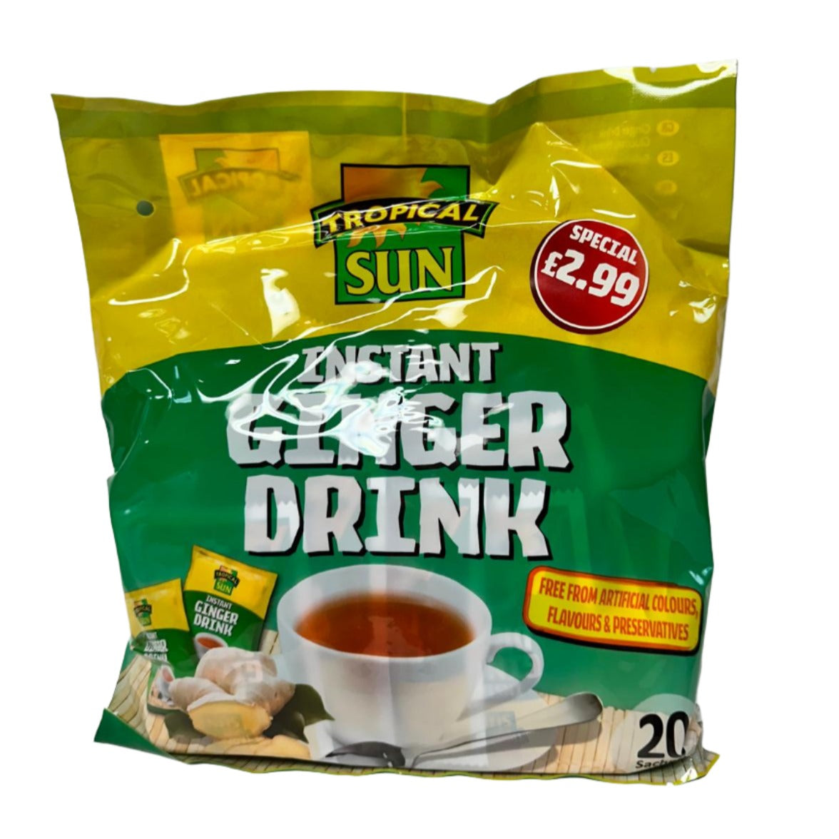 Tropical Sun Instant Ginger Drink - Warming and Invigorating 🌿