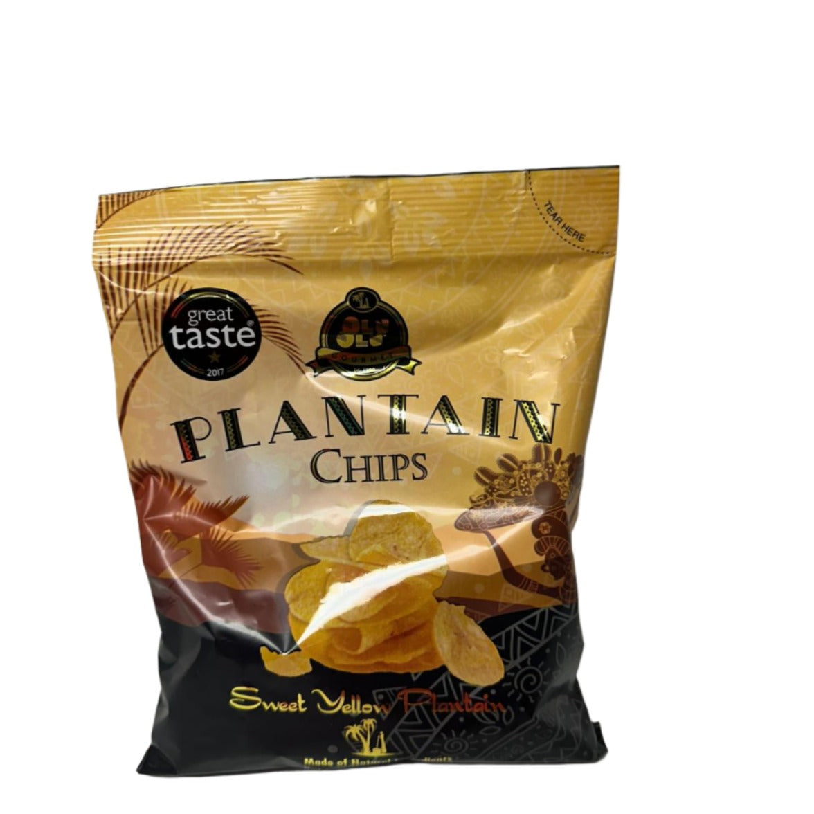 Olu Olu Plantain Chips - Sweet Yellow Plantain