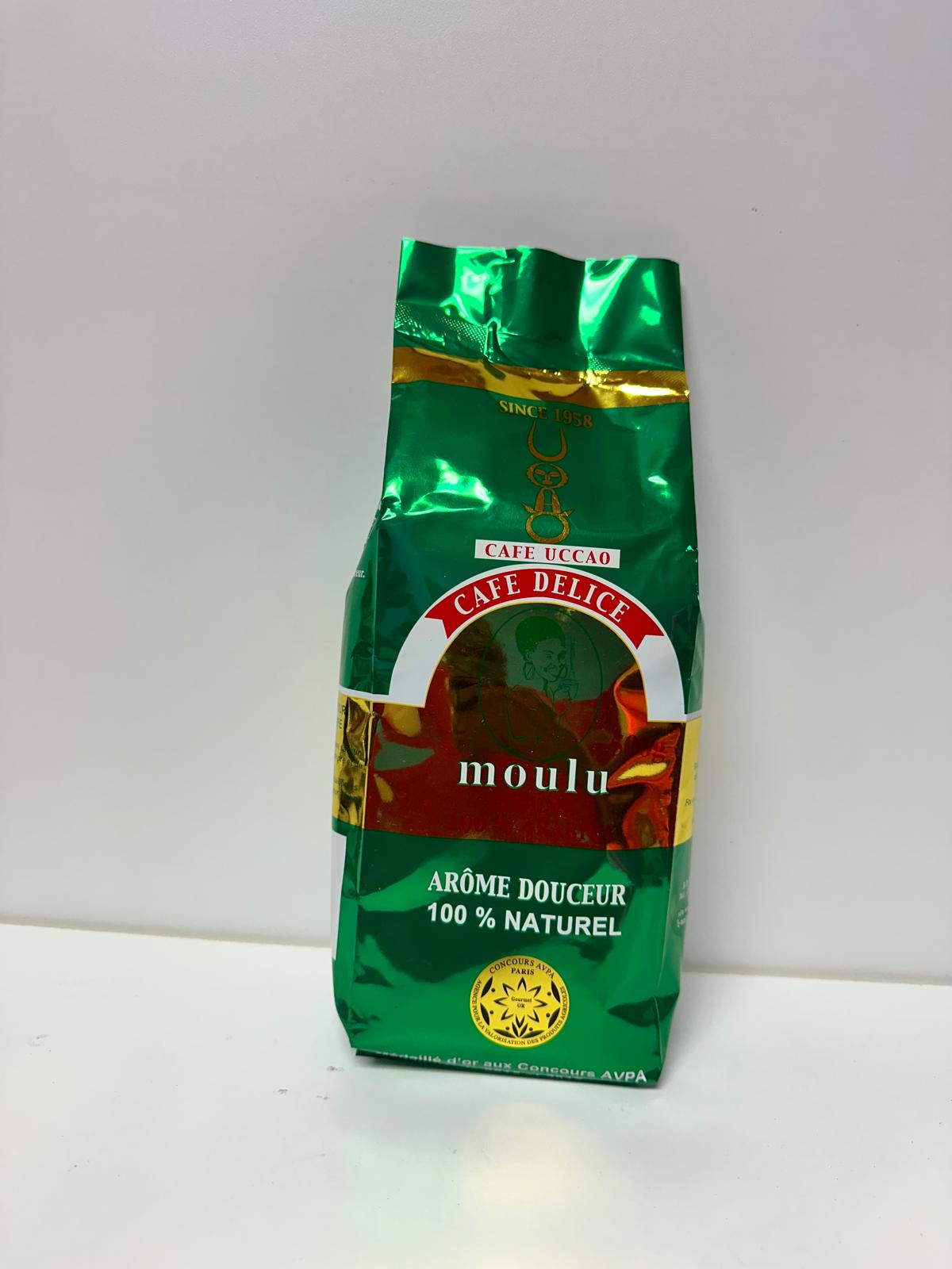 Café Délice Moulu – Premium Ground Coffee by Café UCCAO | 100% Natural & Smooth Aroma