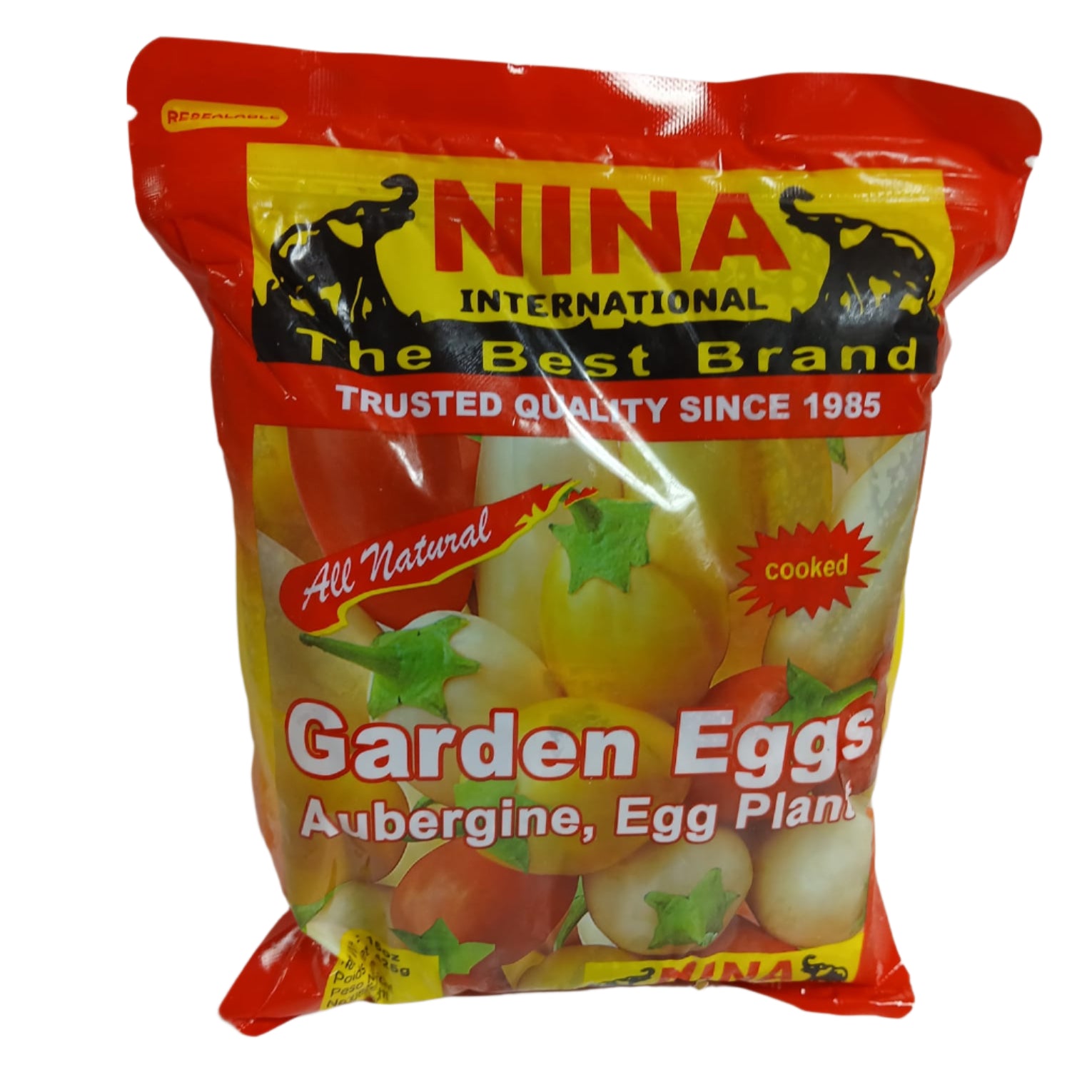 Frozen Garden Eggs (Cooked Aubergine) - 500g