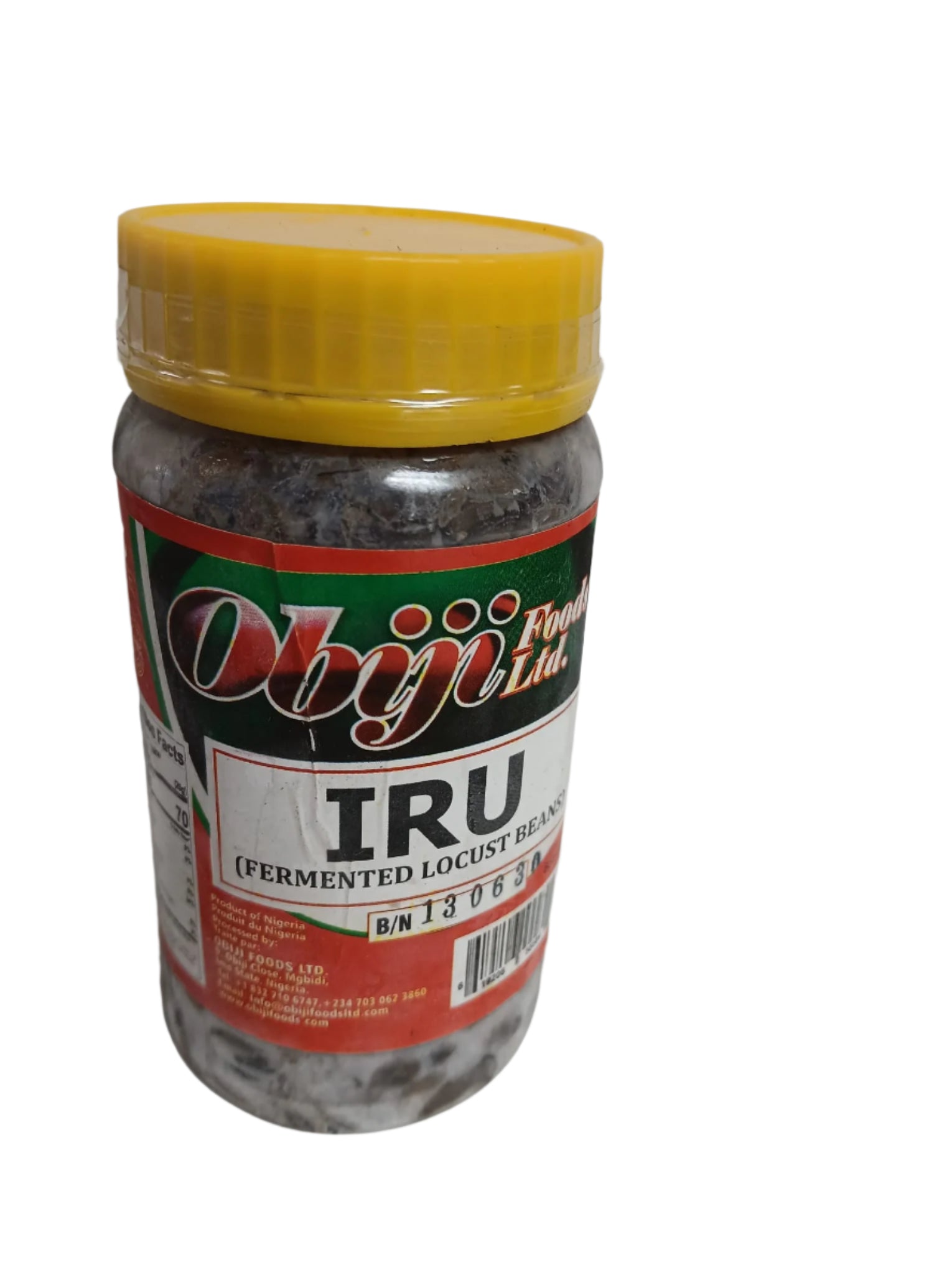 Obiji Foods Iru – Premium Fermented Locust Beans | Authentic African Seasoning | No Preservatives