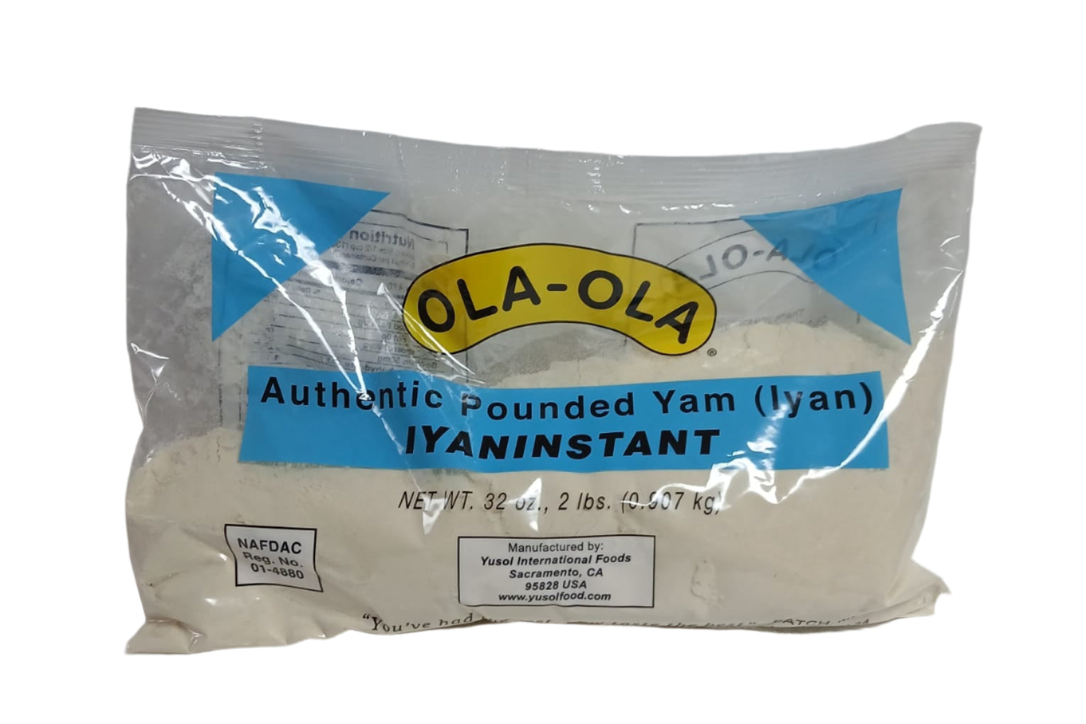 Ola-Ola Authentic Pounded Yam – 2 lbs (1.007 kg)