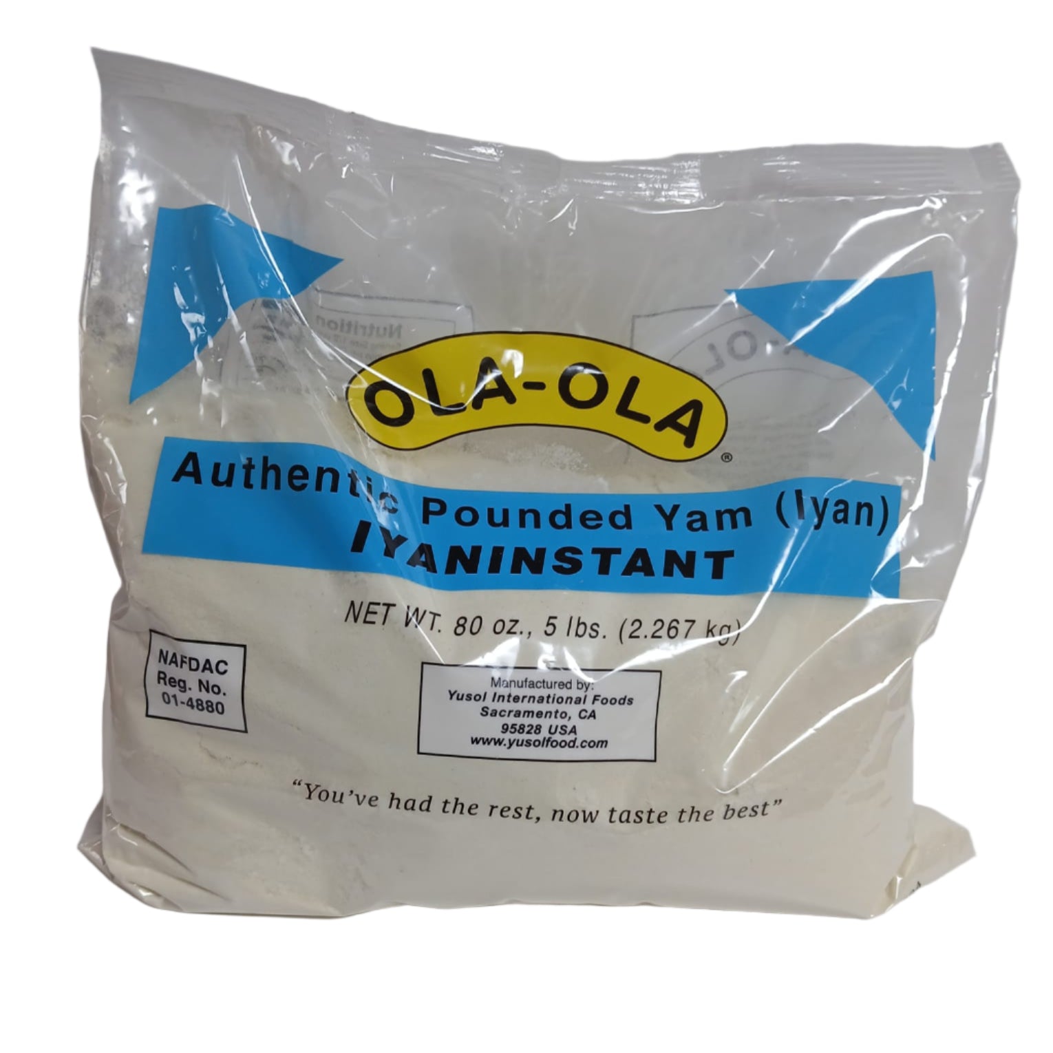 Ola-Ola Authentic Pounded Yam – 5 lbs (2.267 kg)