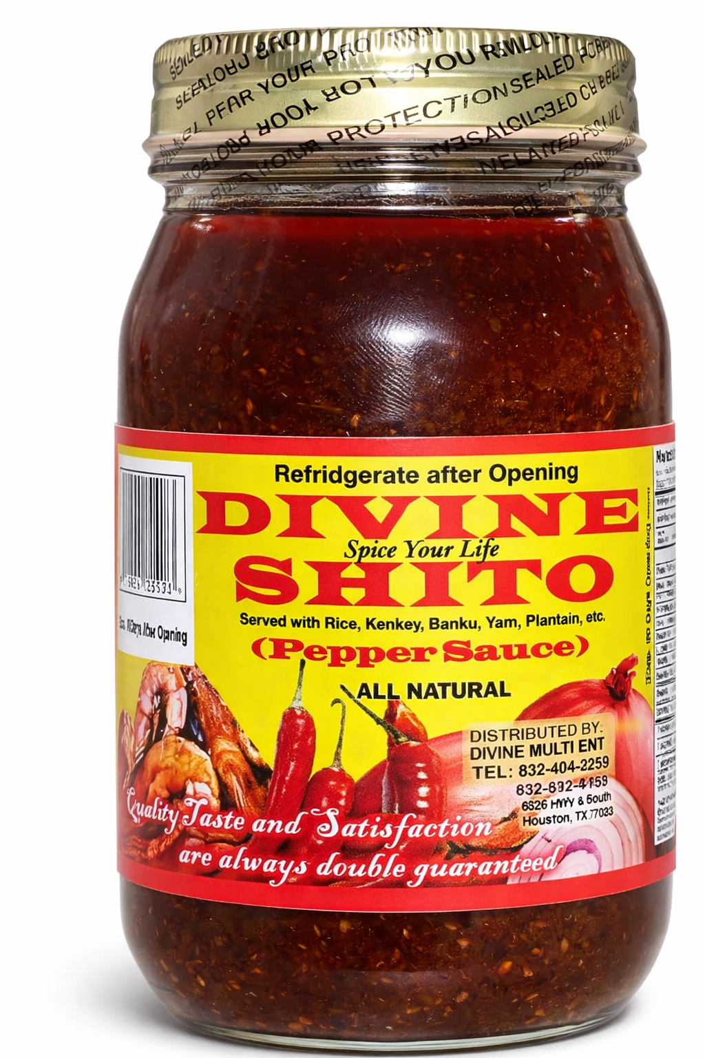 Divine Shito 16oz Authentic Ghanaian Pepper Sauce All Natural Spic divine-shito-16oz-authentic-ghanaian-pepper-sauce-all-natural-spic