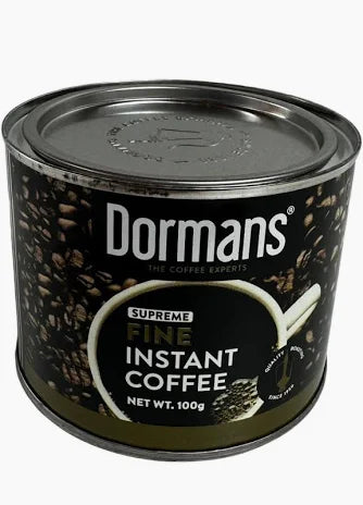 Dormans Supreme Fine Instant Coffee 100g | Premium African Soluble Coffee Rich Aroma Smooth Taste