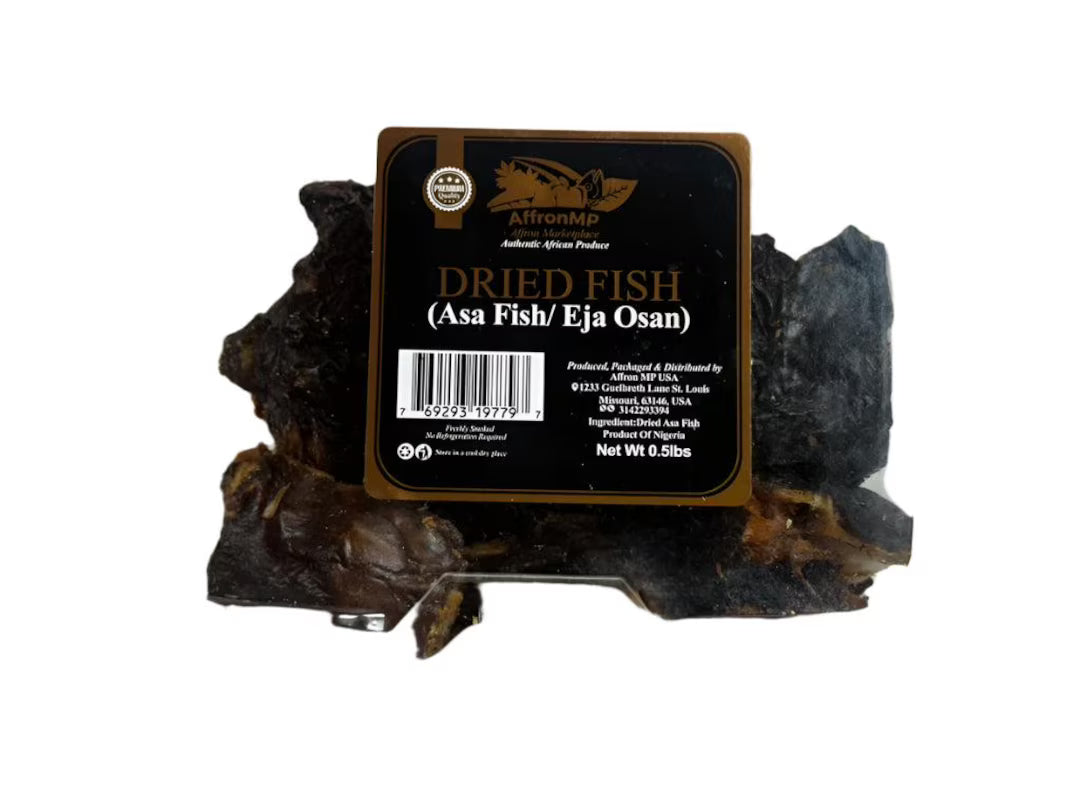 Asa Fish Leja Osan – Authentic Smoked Dried Asa Fish | Premium African Stockfish Alternative | Strong Aroma Whole Asa Fish for Nigerian, Ghanaian & West African Cooking