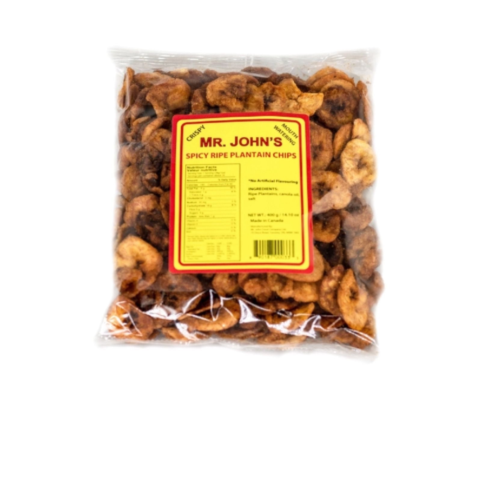 Mr john’s ripe spicy plantain chip/400g