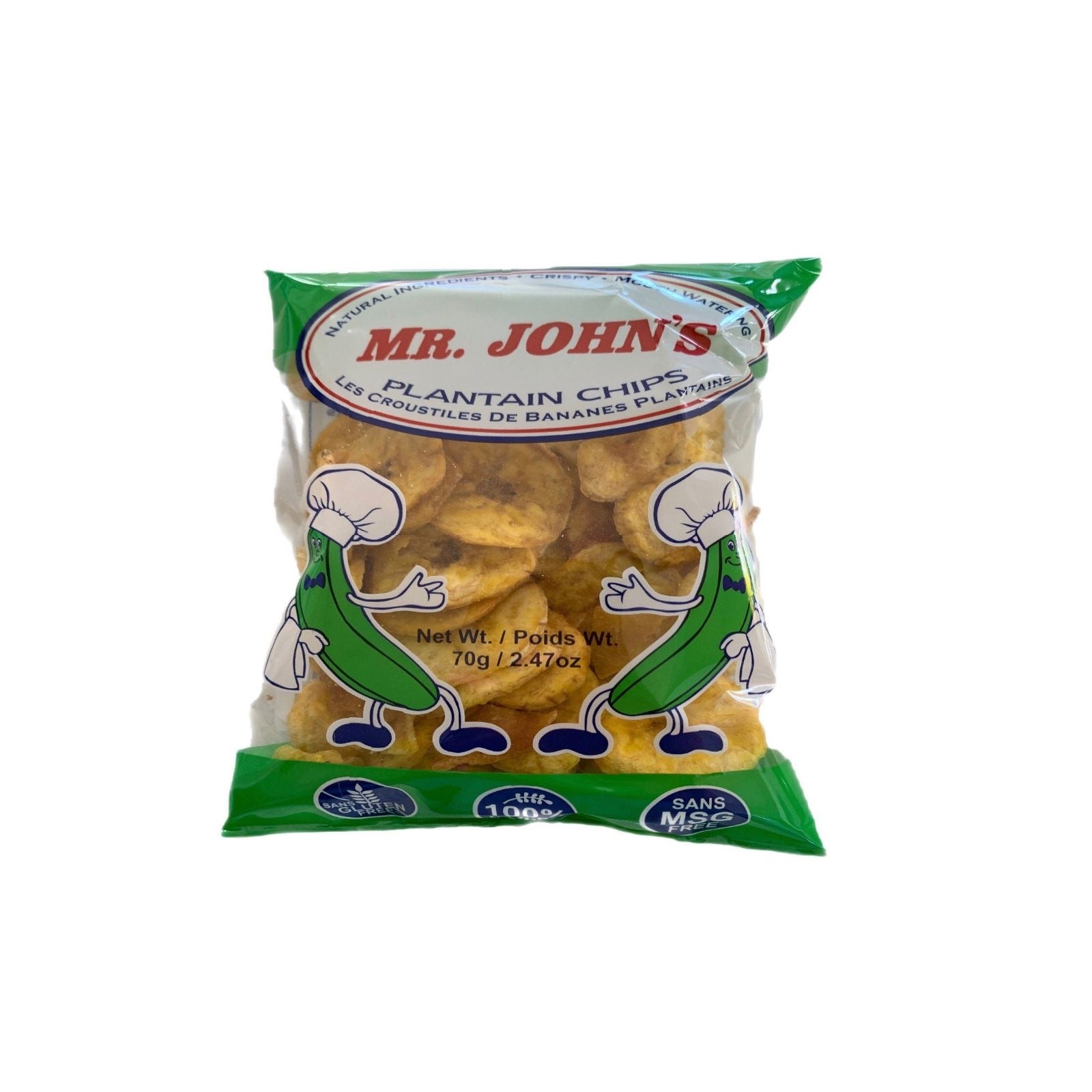 Plantain chips/Mr John sweet unripe 150g