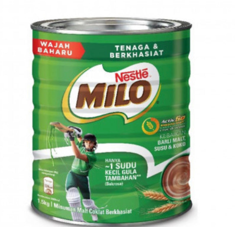 Nestlé MILO Energy Drink Powder – Supports Energy Release (Tin) - 1.5kg