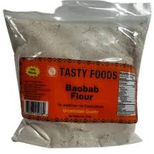 Tasty Foods Baobab Flour Powder 100% Pure & Natural | African Baobab Fruit Powder | Superfood Rich in Vitamin C, Fiber & Antioxidants | Gluten Free, Vegan, Non-GMO | For Smoothies, Baking, Drinks & Traditional Foods