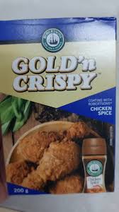 Gold’n Crispy Chicken Coating Mix with Chicken Spice 200g | Crunchy Fried Chicken Batter Mix | Crispy Chicken Breading for Frying & Baking | Seasoned Coating for Wings, Drumsticks, Nuggets & Tenders | Golden Crunch Fried Chicken Mix