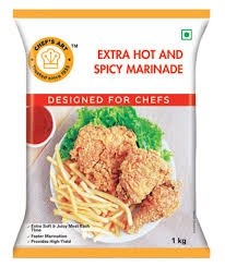 Amazon Product Title (Max SEO Length)  Hot & Spicy Marinade Extra Hot – Professional Chef Style Marinade Mix for Chicken, Fried Chicken, Wings, Tandoori, BBQ, Grilling & Roasting – Bold Spicy Flavor Seasoning, Restaurant Quality, 1kg Bulk Pack