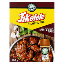 Jikelele Sishebo Mix South African Seasoning Spice Blend – Authentic Sishebo Curry Mix for Beef, Chicken, Goat, Lamb, Tripe & Stews – Traditional African Braai, Steak & Chops Flavor – Rich Savory Umami Cooking Spice – 100g