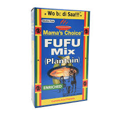 Mama’s Choice Fufu Mix Plantain | Instant Plantain Fufu Flour for African Meals | Authentic West African Fufu, Nigerian Fufu, Ghana Fufu, Ivorian Foutou | Smooth Elastic Swallow | Easy to Prepare Traditional Fufu Alternative
