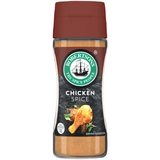 Chicken Spice Seasoning Glass Bottle 85g | Savory All Purpose Poultry Rub Blend for Roasting Grilling Frying Marinades Home Cooking Kitchen Pantry Staple
