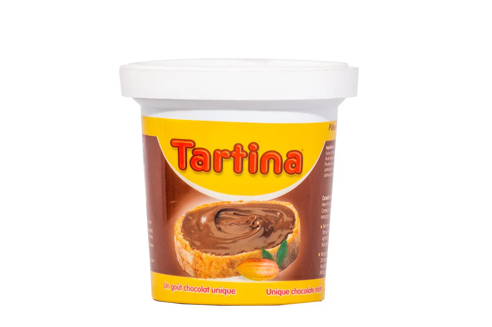 Tartina Chocolate Hazelnut Spread Small Jar | Creamy Cocoa Nut Paste for Bread Toast Breakfast Snacks Desserts Baking | Smooth Sweet Treat Pantry Favorite Family Use
